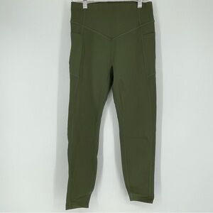 Halara Ultrascupt high waisted legging pockets medium new